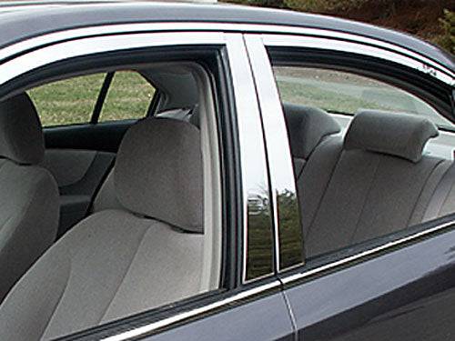 QAA - PP27805 Stainless Steel Pillar Trim 4Pc 2006-2010 Kia Optima QAA