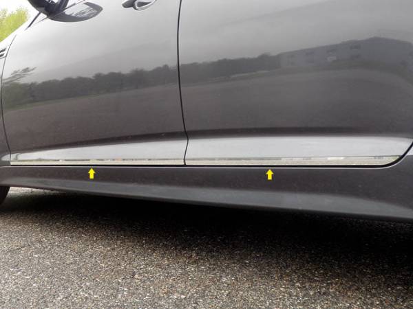 QAA - TH11805 Stainless Steel Rocker Panel Trim 4Pc 2011-2015 Kia Optima QAA