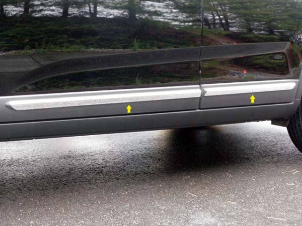 QAA - TH11821 Stainless Steel Rocker Panel Trim 4Pc 2011-2015 Kia Sorento QAA