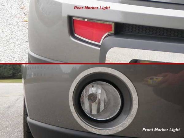 QAA - ML10830 Stainless Steel Marker Light Accent 4Pc 2010-2011 Kia Soul QAA