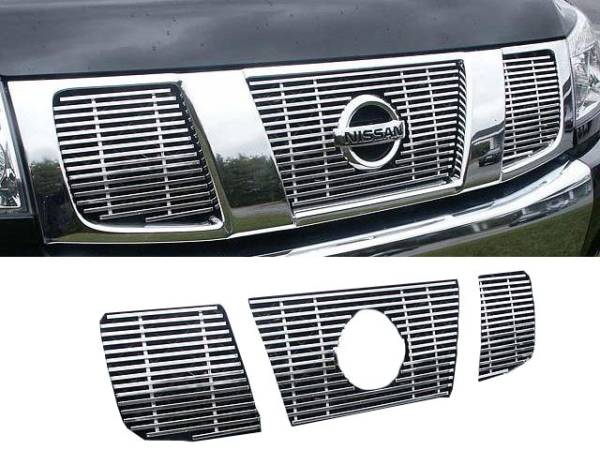 QAA - SGB24515 Grille Accent 3Pc 2004-2007 Nissan Armada QAA