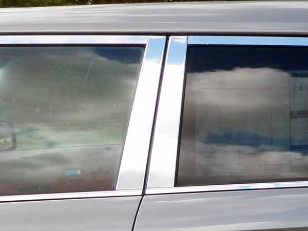 QAA - PP10830 Stainless Steel Pillar Trim 4Pc 2010-2013 Kia Soul QAA