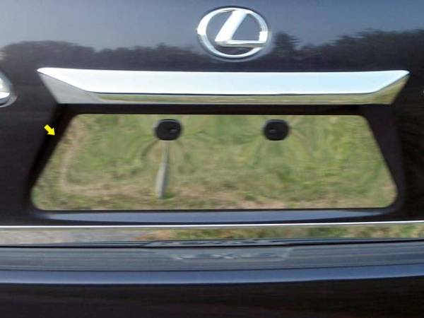 QAA - LP10125 Stainless Steel License Plate Bezel 1Pc 2010-2015 Lexus RX350 QAA