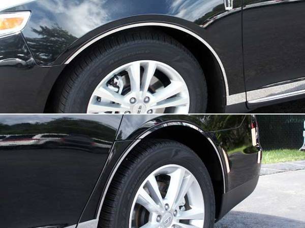 QAA - WQ49625 Stainless Steel Wheel Well Accent 8Pc 2009-2012 Lincoln MKS QAA