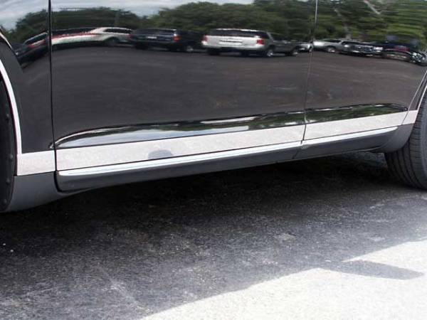 QAA - TH49625 Stainless Steel Rocker Panel Trim 8Pc 2009-2016 Lincoln MKS QAA