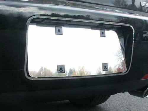 QAA - LPS46630 Stainless Steel License Plate Surround 2Pc 2006-2008 Lincoln MKZ QAA