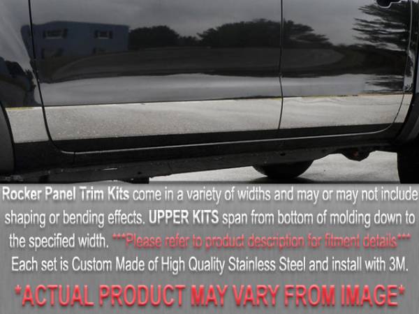 QAA - TH90701 Stainless Steel Rocker Panel Trim 6Pc 1990-1993 Mazda Prot????, 1994 Mazda Prot?g? QAA