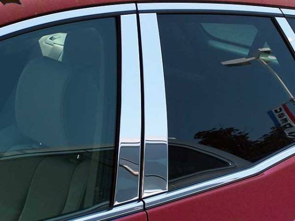 QAA - PP27720 Stainless Steel Pillar Trim 4Pc 2007-2012 Mazda CX-7 QAA