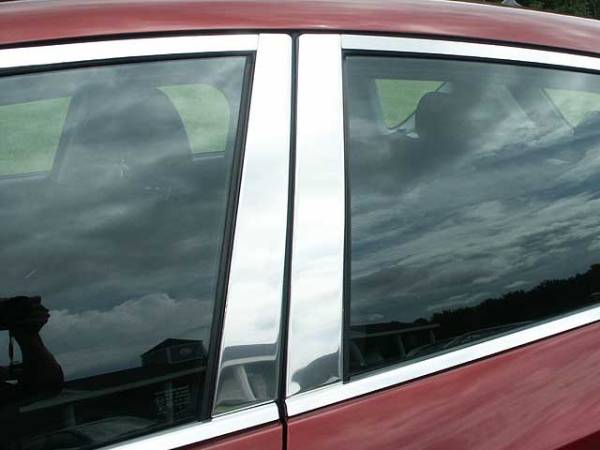 QAA - PP27750 Stainless Steel Pillar Trim 4Pc 2004-2009 Mazda Mazda3 QAA