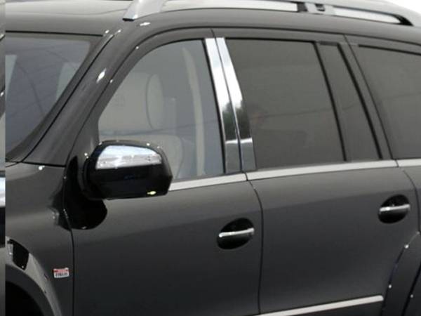 QAA - PP27076 Stainless Steel Pillar Trim 4Pc 2007-2012 Mercedes GL Class QAA