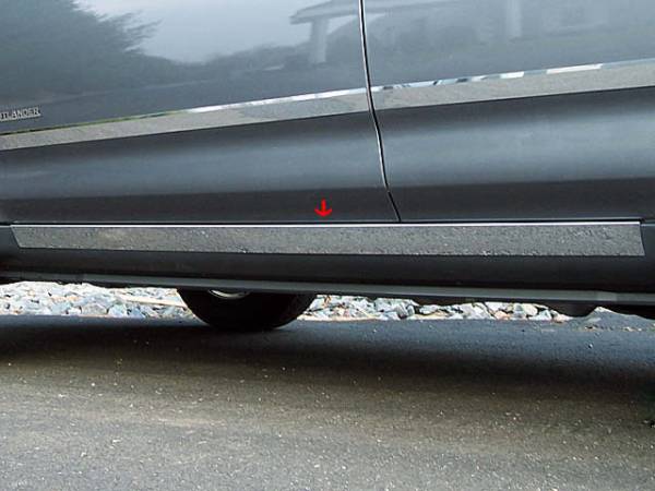 QAA - TH27010 Stainless Steel Rocker Panel Trim 2Pc 2007-2009 Mitsubishi Outlander QAA