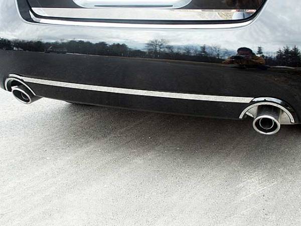 QAA - ET27550 Stainless Steel Exhaust Trim 3Pc 2007-2008 Nissan Altima QAA