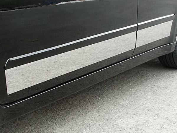 QAA - TH27551 Stainless Steel Rocker Panel Trim 4Pc 2007-2012 Nissan Altima QAA