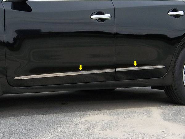 QAA - AT13550 Stainless Steel Side Accent Trim 4Pc 2013-2015 Nissan Altima QAA