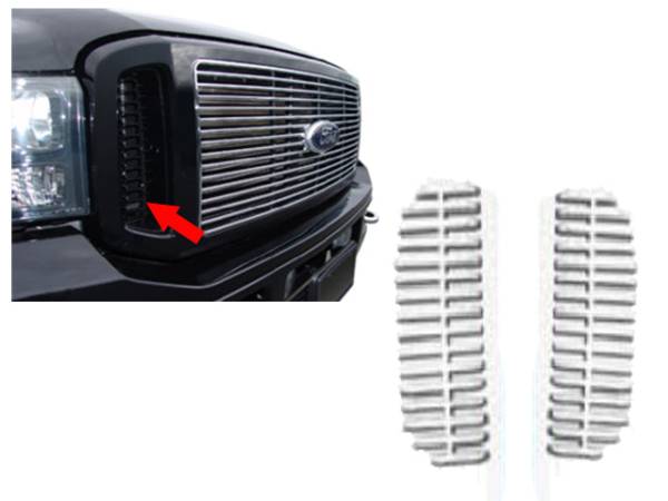 QAA - SGB39321 Grille Accent 2Pc 1999-2005 Ford F-250 & F-350 Super Duty QAA