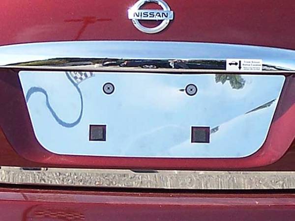 QAA - LP29540 Stainless Steel License Plate Bezel 1Pc 2009-2014 Nissan Maxima QAA