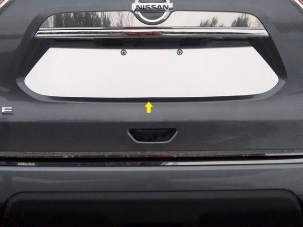 QAA - LP14535 Stainless Steel License Plate Bezel 1Pc 2014-2020 Nissan Rogue QAA