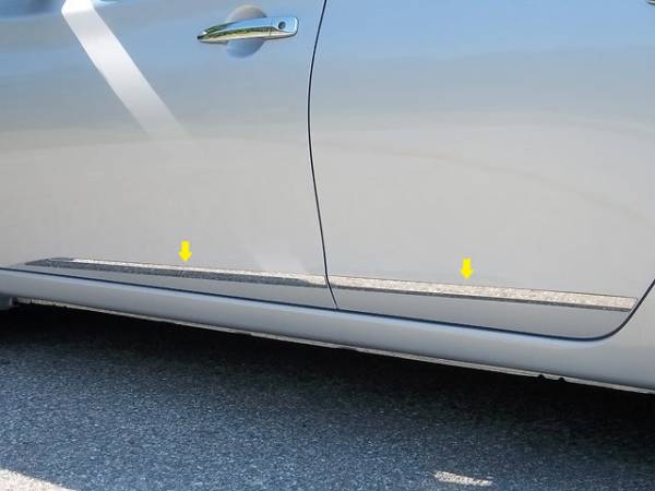 QAA - AT13575 Stainless Steel Side Accent Trim 4Pc 2013-2019 Nissan Sentra QAA