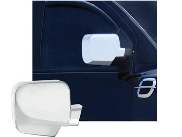 QAA - MC24520 Chrome Plated ABS plastic Mirror Cover 2Pc 2004-2015 Nissan Titan QAA