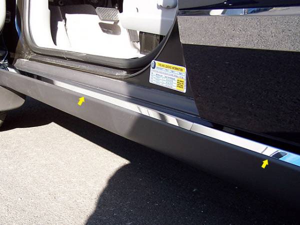 QAA - ST43440 Stainless Steel Door Sill Rocker Trim 4Pc 2003-2007 Saturn Vue QAA