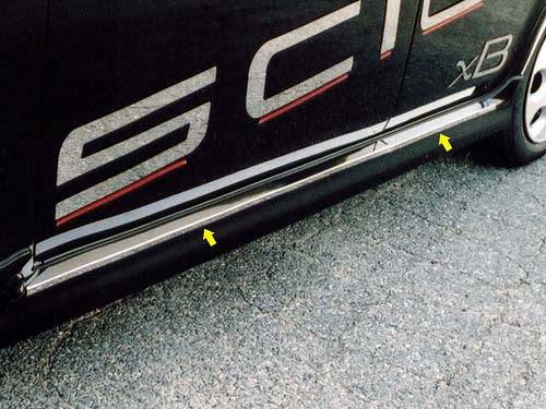 QAA - TH24180 Stainless Steel Rocker Panel Trim 4Pc 2004-2006 Scion xB QAA