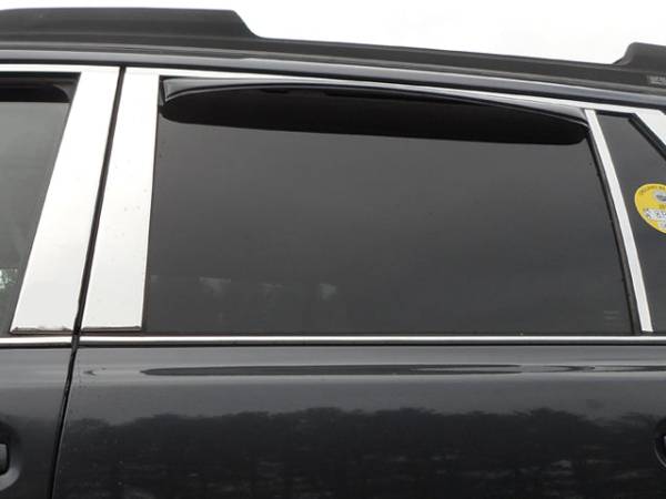 QAA - PP10481 Stainless Steel Pillar Trim 6Pc 2010-2014 Subaru Outback QAA