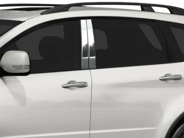 QAA - PP28450 Stainless Steel Pillar Trim 4Pc 2008-2014 Subaru Tribeca QAA