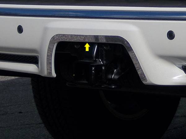 QAA - RB10177 Stainless Steel Rear Bumper Accent 1Pc 2010-2015 Toyota 4Runner QAA