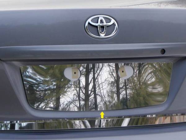 QAA - LP29112 Stainless Steel License Plate Bezel 1Pc 2009-2013 Toyota Corolla QAA