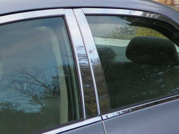 QAA - PP29112 Stainless Steel Pillar Trim 4Pc 2009-2013 Toyota Corolla QAA