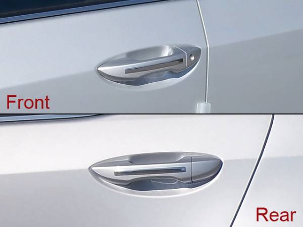 QAA - DH14112 Stainless Steel Door Handle Accent 4Pc 2014-2019 Toyota Corolla QAA