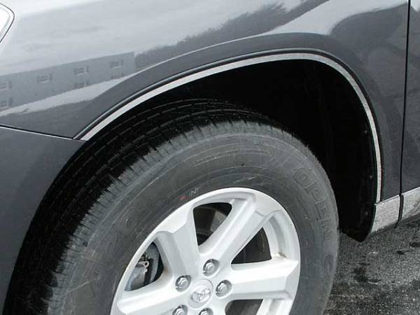 QAA - WQ28110 Stainless Steel Wheel Well Accent 6Pc 2008-2010 Toyota Highlander QAA