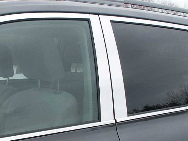 QAA - PP28110 Stainless Steel Pillar Trim 4Pc 2008-2013 Toyota Highlander QAA