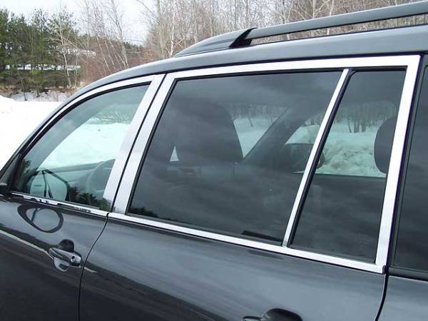 QAA - WP28110 Stainless Steel Window Accent Package 14Pc 2008-2013 Toyota Highlander QAA