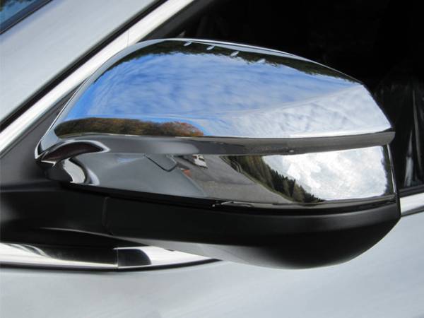 QAA - MC13180 Chrome Plated ABS plastic Mirror Cover 2Pc 2014-2019 Toyota Highlander QAA