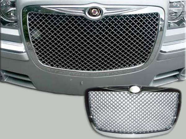 QAA - SGB45765 Chrome Plated ABS plastic Grille Accent 1Pc 2005-2010 Chrysler 300 QAA