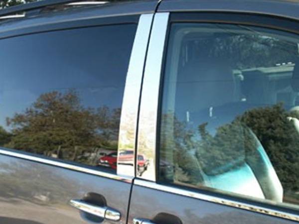 QAA - PP24150 Stainless Steel Pillar Trim 4Pc 2004-2010 Toyota Sienna QAA