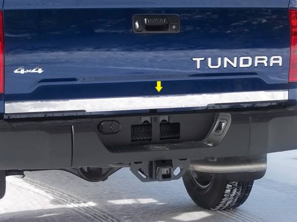 QAA - RT14145 Stainless Steel Tailgate Accent 1Pc 2014-2020 Toyota Tundra QAA