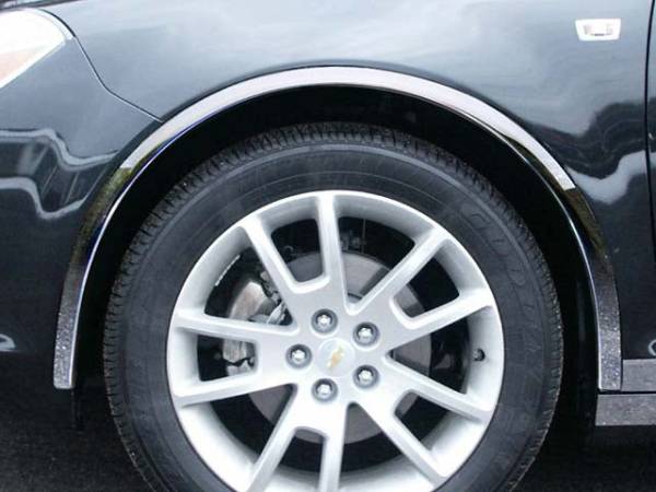 QAA - WZ48105 Molded Stainless Steel Wheel Well Fender Trim 4Pc 2008-2012 Chevrolet Malibu QAA