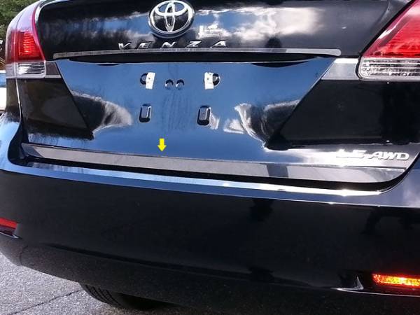 QAA - RD29155 Stainless Steel Rear Deck Accent 1Pc 2009-2015 Toyota Venza QAA