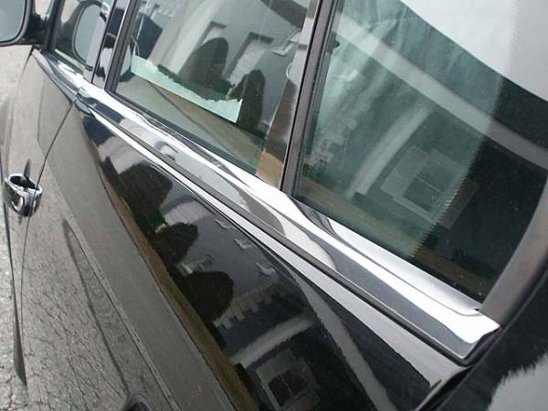 QAA - WS25665 Stainless Steel Window Sill Accent 4Pc 2005-2010 Volkswagen Jetta QAA