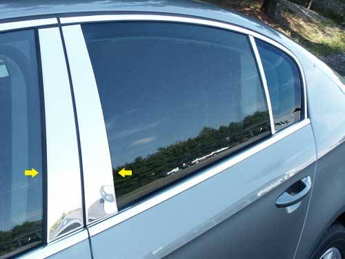 QAA - PP26675 Stainless Steel Pillar Trim 4Pc 2006-2010 Volkswagen Passat QAA