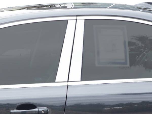 QAA - PP27390 Stainless Steel Pillar Trim 4Pc 2007-2016 Volvo S80 QAA