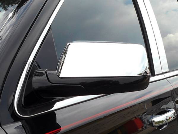 QAA - MC55196 Chrome Plated ABS plastic Mirror Cover 2Pc 2015-2020 Chevrolet Tahoe QAA