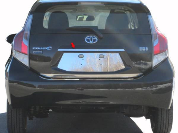 QAA - LB12705 Stainless Steel License Plate Bar Accent 1Pc 2012-2019 Toyota Prius C QAA