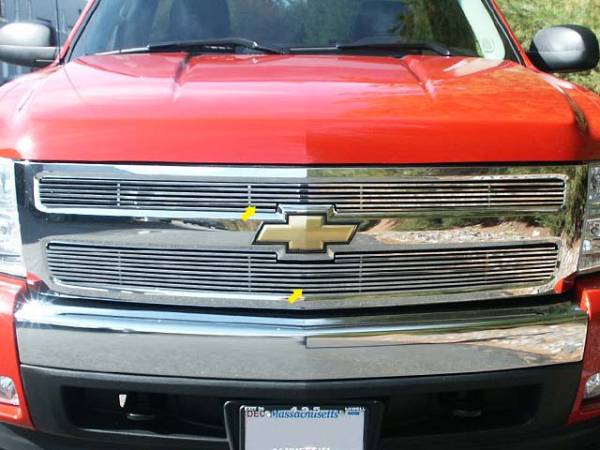 QAA - SGB47195 Grille Accent 2Pc 2007-2009 Chevrolet Avalanche QAA