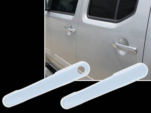 QAA - DH25515 Chrome Plated ABS plastic Door Handle Cover 8Pc 2005-2021 Nissan Frontier QAA