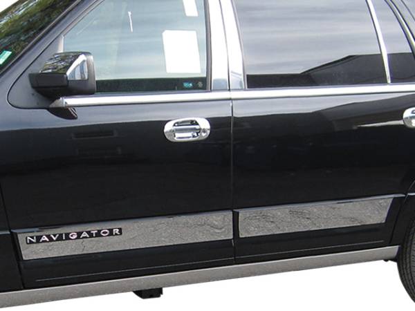 QAA - TH55659 Stainless Steel Rocker Panel Trim 4Pc 2015-2017 Lincoln Navigator QAA