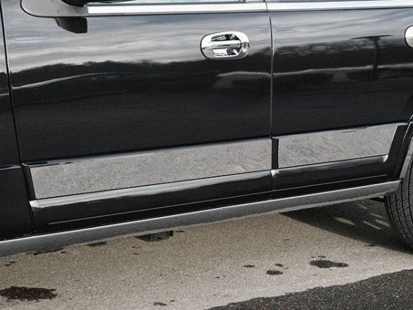 QAA - TH55383 Stainless Steel Rocker Panel Trim 4Pc 2015-2017 Ford Expedition QAA