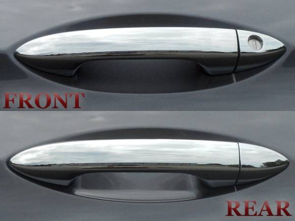 QAA - DH16260 Chrome Plated ABS plastic Door Handle Cover 8Pc 2016-2022 Honda Pilot QAA